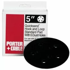 Porter-Cable Porter Cable 333/334 Sander Replacement Velcro 5" Backing Pad (5 Holes) # 13904