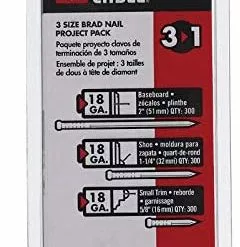 Porter-Cable Porter Cable Brad Nail 18 Ga 1-1/4 ", 2 ", 5/8 "