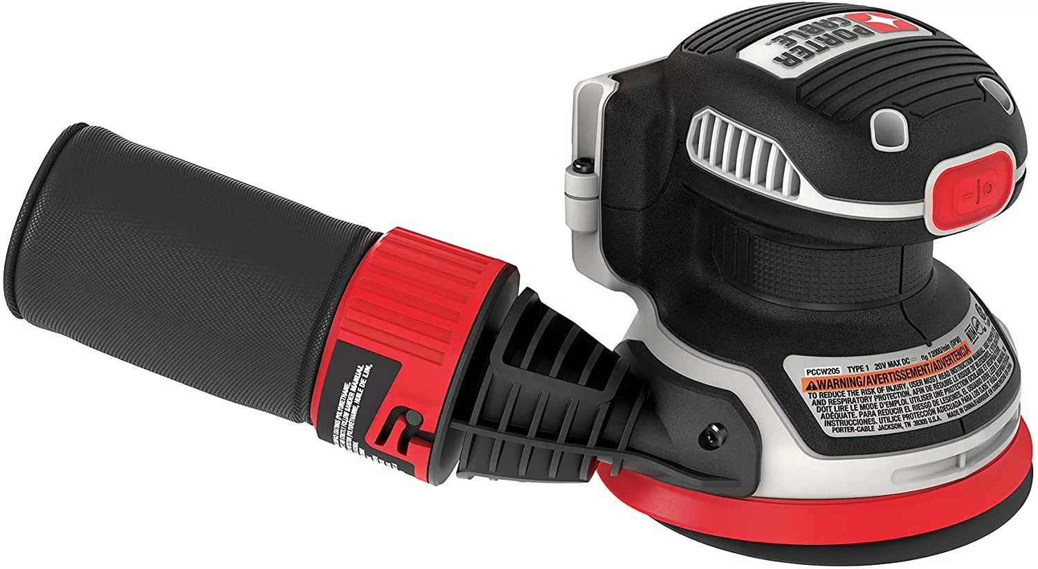 Porter-Cable 20V MAX Random Orbital Sander, Cordless, 5-Inch, Tool Only (PCCW205B) 1 Porter-Cable 20V MAX Random Orbital Sander, Cordless, 5-Inch, Tool Only (PCCW205B)