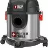 Porter-Cable PCX18301-4B 4 Gallon 4 HP Wet/Dry Vacuum, Stainless Steel Light Weight Portable Shop Vac, 3 in 1 Function with Att