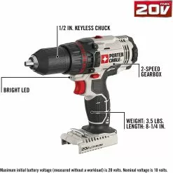 Porter-Cable 20V MAX Cordless Drill Combo Kit with Reciprocating Saw, 2-Tool (PCCK603L2) -Porter-Cable Sales Shop 71oSCL8LhjS. AC SL1500