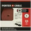 PORTER-CABLE 735500825 5-Inch 80 Grit Five-Hole Hook & Loop Sanding Discs (25-Pack)
