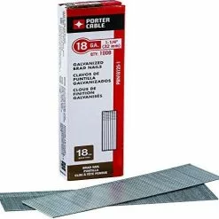 PORTER-CABLE BN18125-1 1-1/4-Inch 18 Gauge Brad Nail (1000 per Box)