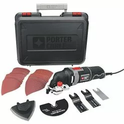 porter-cable pce605k 3-amp corded oscillating multi-tool kit with 31 accessories
