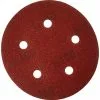 porter-cable 735501025 5-inch hook & loop sandpaper, 100 grit with 5 holes (25-pack)