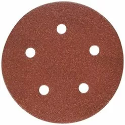 porter-cable 735501005 5-inch 100 grit five-hole hook & loop sanding discs (5-pack)