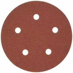 porter-cable 735501205 5-inch 120 grit five-hole hook & loop sanding discs (5-pack)