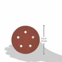 porter-cable 735501205 5-inch 120 grit five-hole hook & loop sanding discs (5-pack) -Porter-Cable Sales Shop RNAB00004WMUW L3