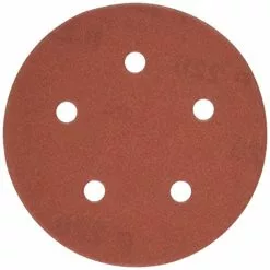 porter-cable 735502225 5-inch 5-hole hook and loop 220 grit sanding discs (25-pack)