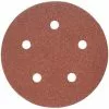 porter-cable 735500805 5-inch 80 grit five-hole hook & loop sanding discs (5-pack)