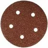 porter-cable 735500425 no.40 5-inch hook/loop 5-hole disc, 25-pack