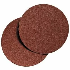 porter-cable 736000825 6-inch hook and loop aluminum oxide no hole 80g disc (25-pack)