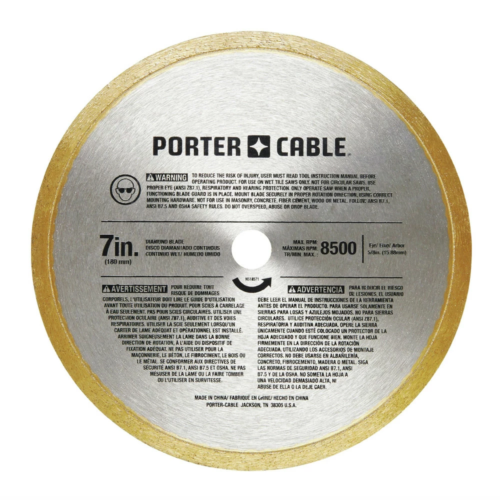 Porter-Cable PCE980 7 in. Table Top Wet Tile Saw 6 Porter-Cable PCE980 7 in. Table Top Wet Tile Saw - Image 6